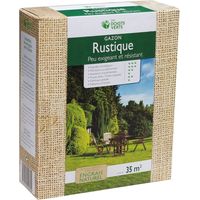 Gazon Rustique Enrichi 0.5 Kg (environ 17m2) - Les Doigts Verts