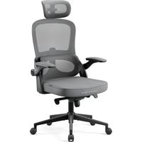Diablo-chairs Diablo V-Light sedia da ufficio grigio nero