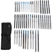 Lot de 48 lames de scie sabre T-Shank en acier rapide pour découpe du bois