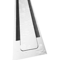 CANALINA PER DOCCIA A PAVIMENTO A SCOMPARSA/PORTAPIASTRELLE ""CANALISSIMA"" cm 100 - Griglia Inox/ABS