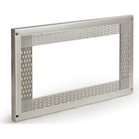 Cadre et tapis de protection pour micro-ondes 60x40 Couleur: Nickel satiné