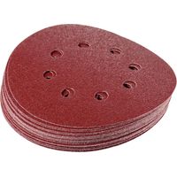 MIRKA Abrasive Disc Red 125mm Grip 8 hole pack 20 P40