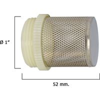 Edelstahlfilter für Rückschlagventil 1"