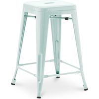 Sgabello da bar - Design industriale - 60cm - Nuova edizione - Stylix Azurro
