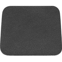 Glasuntersetzer Lederoptik schwarz 10x10cm 4Stück