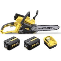 Tronçonneuse à batterie NEMURA 40V + 2 Batteries 4Ah + Chargeur rapide