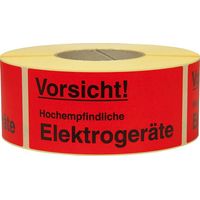 Nota etichette elettroniche consigliate 1.000 pezzi/rullo