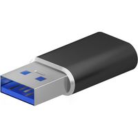 Adaptador USB 3.2 GEN2 Aisens A108-0678/ USB Tipo-C Hembra - USB Macho