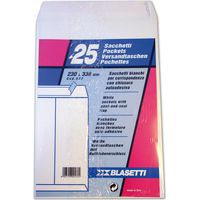 Cf.25 Buste Bianche Sacco Strip 23X33 X1