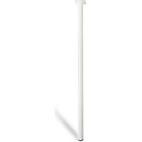 Pata cilíndrica de acero Color blanco mod.401g ø3x80cm (2-401g.800.01) REI