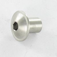 Combifix Ecrou relieur Poelier Diamètre de tête: 9.5 Diamètre du corps 5 Longueur sous tête 6 M4 Clé de 2.5 HC2.5-4000 pièces