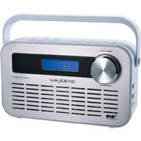 New Majestic DAB-843W radio Portátil Digital Plata