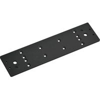 Placa de montaje dorma modelo ts 91 color negro robusta