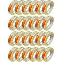 Zulu Premium Painters Beige Masking Tape (L)50m (W)25mm, Pack of 24