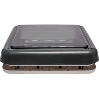 ANTARION Lanterneau Camping-car Gris 40x40cm Double Vitrage avec ventilation