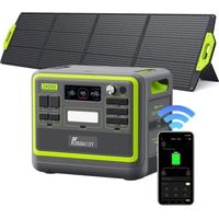 Générateur solaire électrique 2048Wh 2400W – Portable IP68 – Charge rapide 1,5h – Alimente jusqu'à 16 appareils simultanément