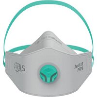 Masque jetable pliable ZERO FLAT avec valve FFP3 boîte de 8 - BLS