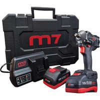 Clé à chocs compacte 1/2 sans fil 1900Nm – Moteur Brushless – 4 vitesses – 2 batteries 2.0Ah – Chargeur inclus – 130 mm, 1,16 kg – M7