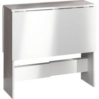 Symbiosis Papillon, Tavolo pieghevole, Bianco 103/67/28x76x73,4 cm