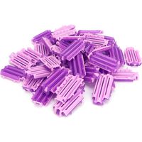 45 bigoudis en mousse perm rollers pour cheveux, pinces à friser, outil de coiffure professionnel pour salon et maison.