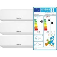 Kit TRIAL Climatizzatore Digiquest Inverter serie V5 9+9+12 BTU R-32 Wi-Fi Classe A++/A+ I FEEL Timer Funzione TURBOFlusso d'aria 3D Auto Restart Modalità NotteSEER 6,2SCOP 5,1