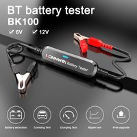 6v Car 12v Car BT Battery Tester charge Analyseur de résistance interne pour moto