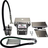 Kit de pompe hydraulique pour remorque – Inclinaison rapide avec visseuse sans fil – Conduit d'aspiration d'huile incluse – Compatible remorques Chapel – Bast-Ing