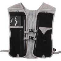 Veste d'hydratation respirante pour running, randonnée et vélo - Noir