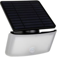 Aplique de pared exterior solar Rale con sensor de presencia y crepuscular 7W