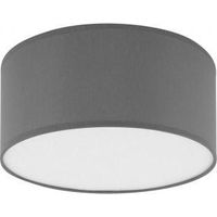 tk-lighting RONDO plafoniera nera e bianca 45 cm