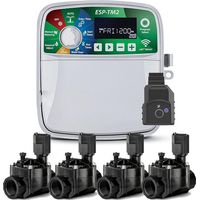 Programmatore di irrigazione Wi-Fi per interni a 4 zone Rain Bird ESP-TM2 4 Elettrovalvole 100HV 24V 1''