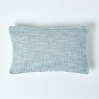 HOMESCAPES Housse de coussin Gris Nirvana 30 x 50 cm