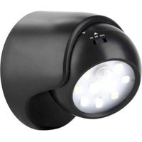 Außenwandleuchte mit Bewegungsmelder. 1000 Lumen LED-Außenbeleuchtung. Batteriebetrieben, kabellos. 360° drehbar und neigbar.