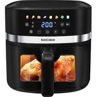 Friteuse sans huile 8,5L 2000W – Écran tactile LED – 8 programmes – Plage de température 80–210 °C – Pour 8 personnes – Koticidsin