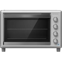 Cecotec – Mini four chaleur tournante 60L 2200W – 12 fonctions de cuisson – Minuteur 60 minutes – Porte à double vitrage – Rôtissoire giratoire incluse