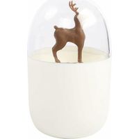 (moose) Cute Toothpick Holder Toothpick Dispenser Reusable Portable Organizer With Removable Clear Dust Cover