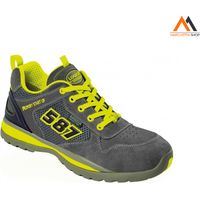 SCARPA BASSA SCAMOSCIATA GRIGIO/GIALLO FLUO S1P - COLORE: GIALLO - TAGLIA: 42
