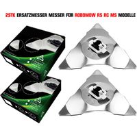 2 ERSATZMESSER Messer Ersatzklinge für ROBOMOW RS RC MS Modelle Ersatzklinge MRK