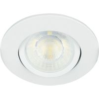 Encastré intérieur LED'UP UNIVERSAL PRO DALI rond orientable blanc TW 2700K-6500K 9,5W IP65 - EUROPOLE - 57216