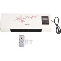 Télécommande murale automatique pour climatiseur réversible (220V) – chauffage et refroidissement intégrés, type bouton.