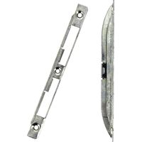 Ferco – Gâche pour crémone à toupiller bois 178x16x15,5mm – Acier emboutie pour installation rapide – E119550001