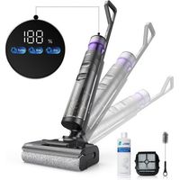 JONR ED12 Pro Max-Aspirateur Balai Laveur Sans Fil 17000Pa,Nettoyage à 70°C,Autonomie 40 mins, Rappel Vocal Intelligent-Pivot 180°