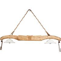 Joch aus massivem Lindenholz mit natürlichem Finish. Made in Italy