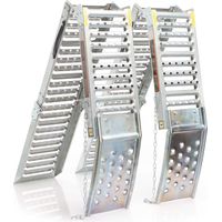 XPOtool Set rampe pieghevoli 2x 800 kg in acciaio 2in1 per carico e manutenzione