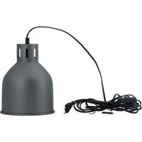 Venso EcoSolutions E27 SAGA Lampenschirm Grau, LED Pflanzenlampe E27 Pflanzenleuchte, LED Wachstumslampe, Anzuchtlampe Gemüse, Pflanzenlicht, Lampenschirm Anthrazit