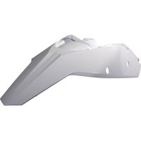 Guardabarros trasero Polisport para KTM SX SXF 125 250 EXC 200 300 07 10 08 11 Blanco
