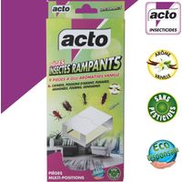 Set mit 9 speziellen Kriechinsektenfallen, pestizidfrei, mit Vanilleduft ACTO