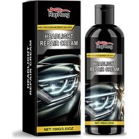 Crème réparatrice pour phares de voiture, agent de polissage multi-usages pour la réparation des rayures et les feux arrière de voiture