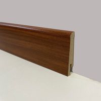 €1,69 - BATTISCOPA ZOCCOLINO in FIBRA DI LEGNO 60x15 Vari decori, Parquet, Laminati, SPC, LVT (prezzo al metro)-DOUSSIE-MOGANO