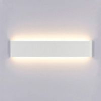 BUNTHAUS 40 cm LED-Wandleuchte für den Innenbereich, moderne warmweiße Wandleuchte mit nach oben/unten gerichtetem Licht, 14 W, 220 V Wechselstrom, Wandleuchte für Schlafzimmer, Wohnzimmer, Treppenhau